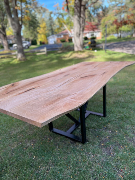 Live Edge Dining Room Table- Black Walnut or Maple