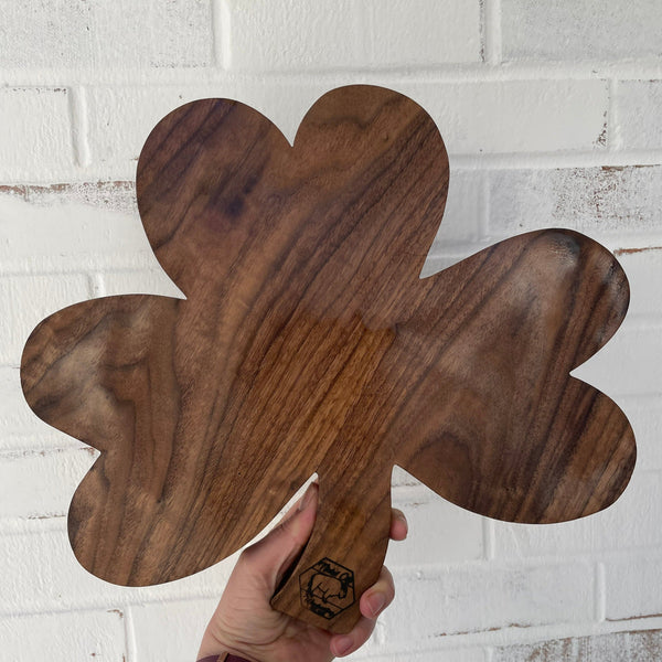 Hardwood Shamrock Cutting Board