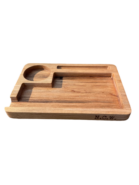 Hardwood Rolling Tray