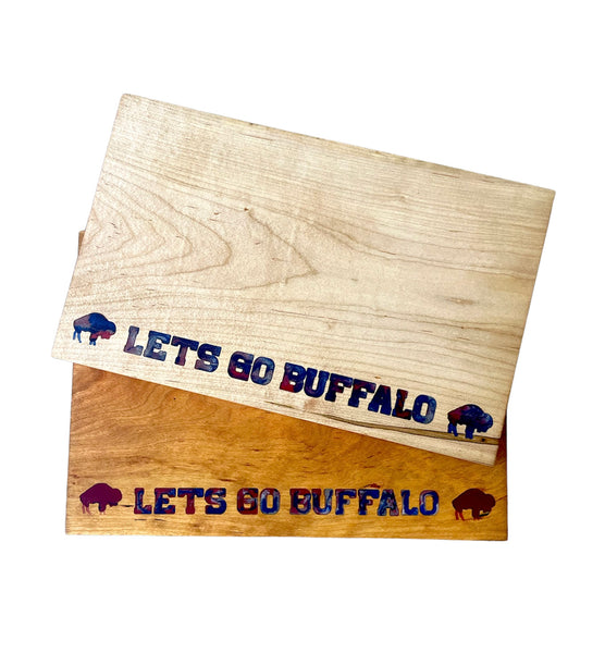 Lets Go Buffalo Cutting Board