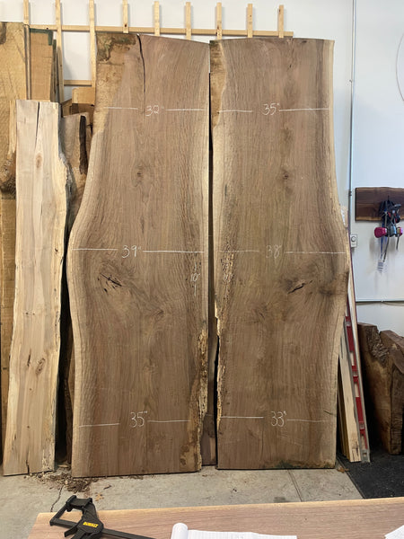 Live Edge Dining Room Table- Black Walnut or Maple