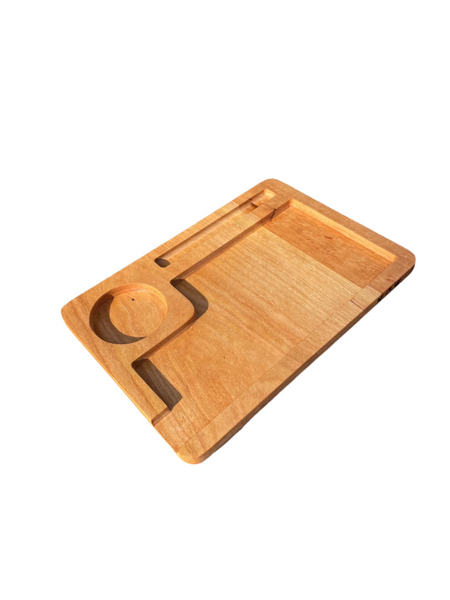 Hardwood Rolling Tray