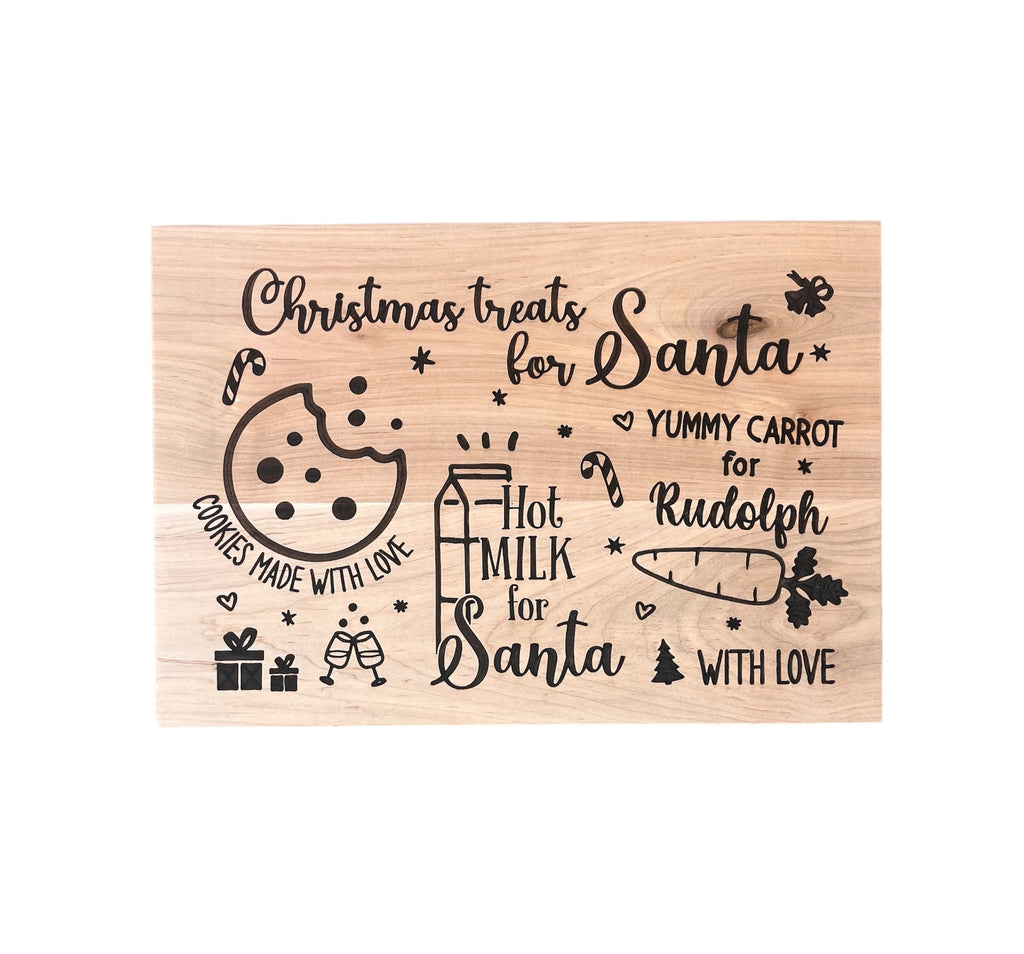 Hardwood Santa Tray