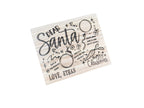 Customized Hardwood Santa Tray