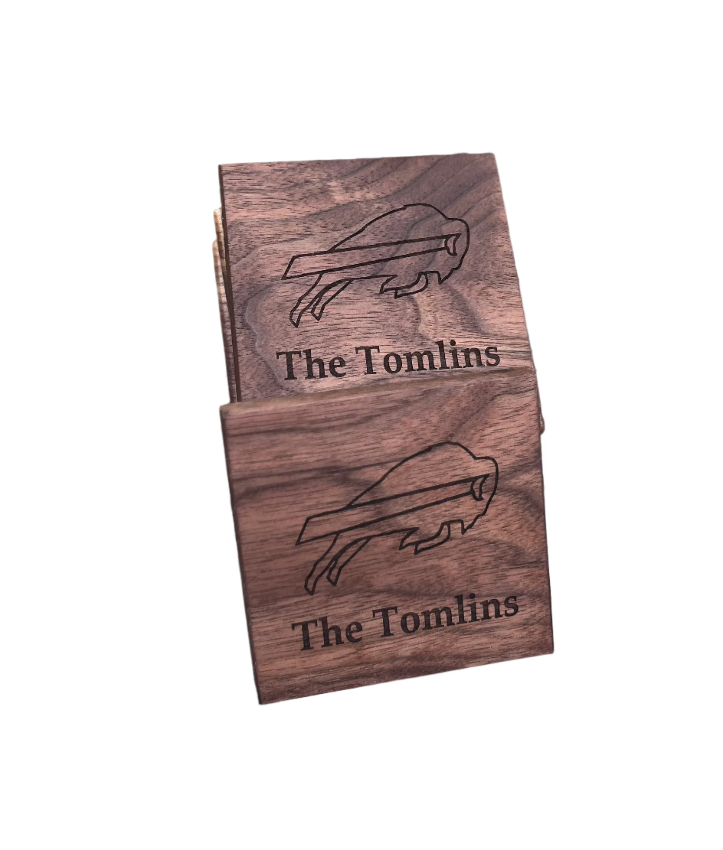 Custom Engraved Hardwood Coasters
