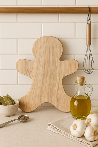 Gingerbread Man Cutting Board