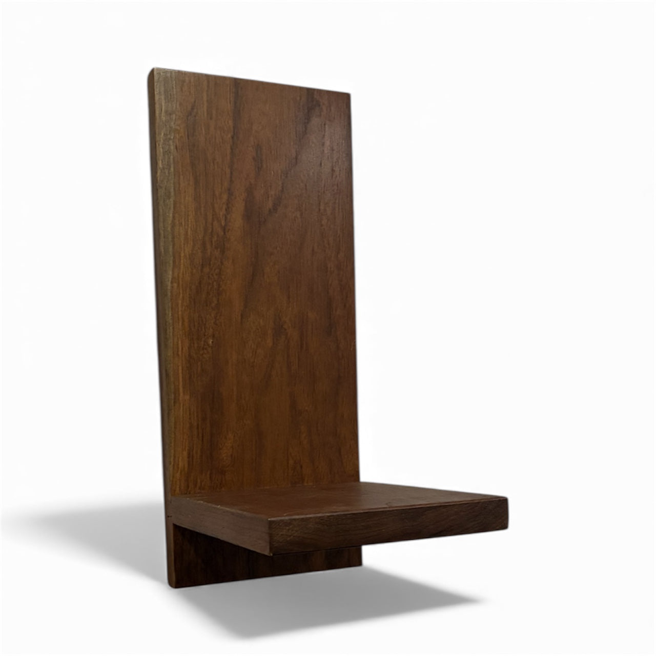 Black Walnut Wood Plant Shelf- Floating Shelf