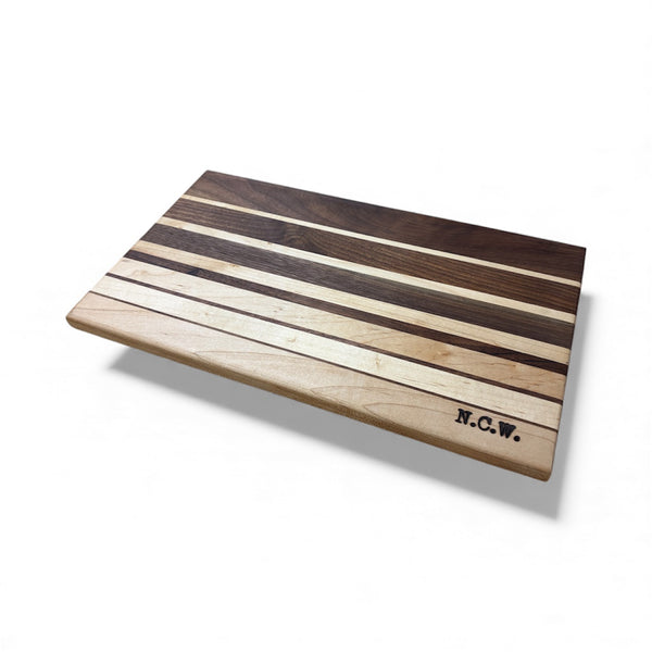 Walnut and Ambrosia Maple Cutting Board