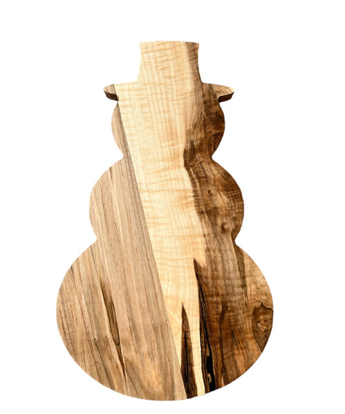 Snowman Cutting Board Hardwood