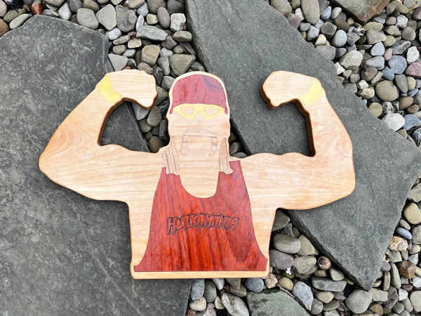 Limited Edition Hulk Hogan Inlay Cutting Board