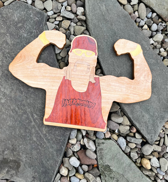 Limited Edition Hulk Hogan Inlay Cutting Board