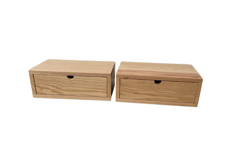 Oak Floating Bedside Tables- Set of 2