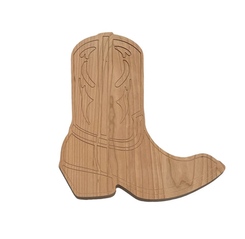 Cowboy Boot Cutting Board