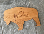 Pack of 5 Buffalo Shape Cutting Boards