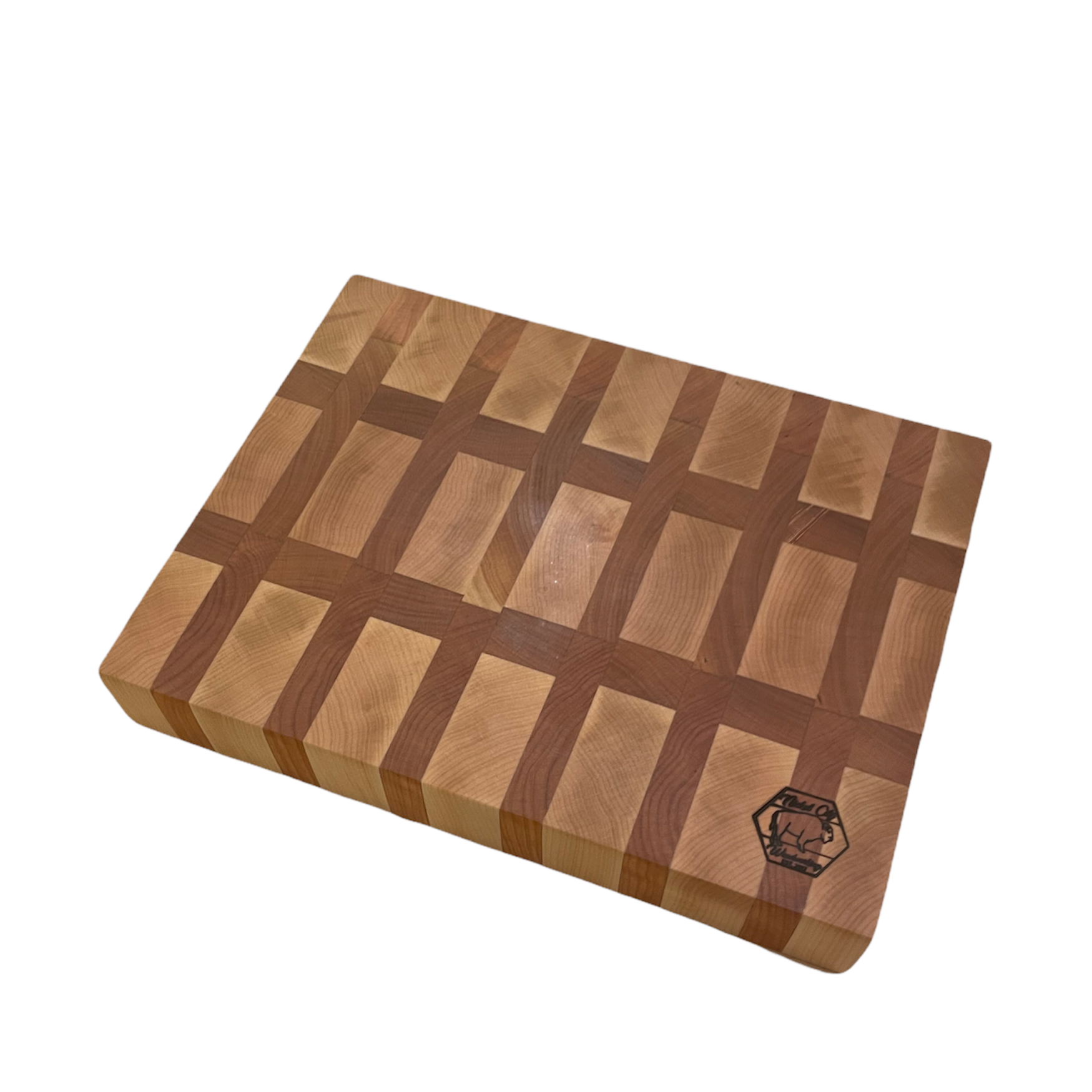 Maple and Cherry End Grain Cutting Board