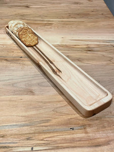 Hardwood cracker tray